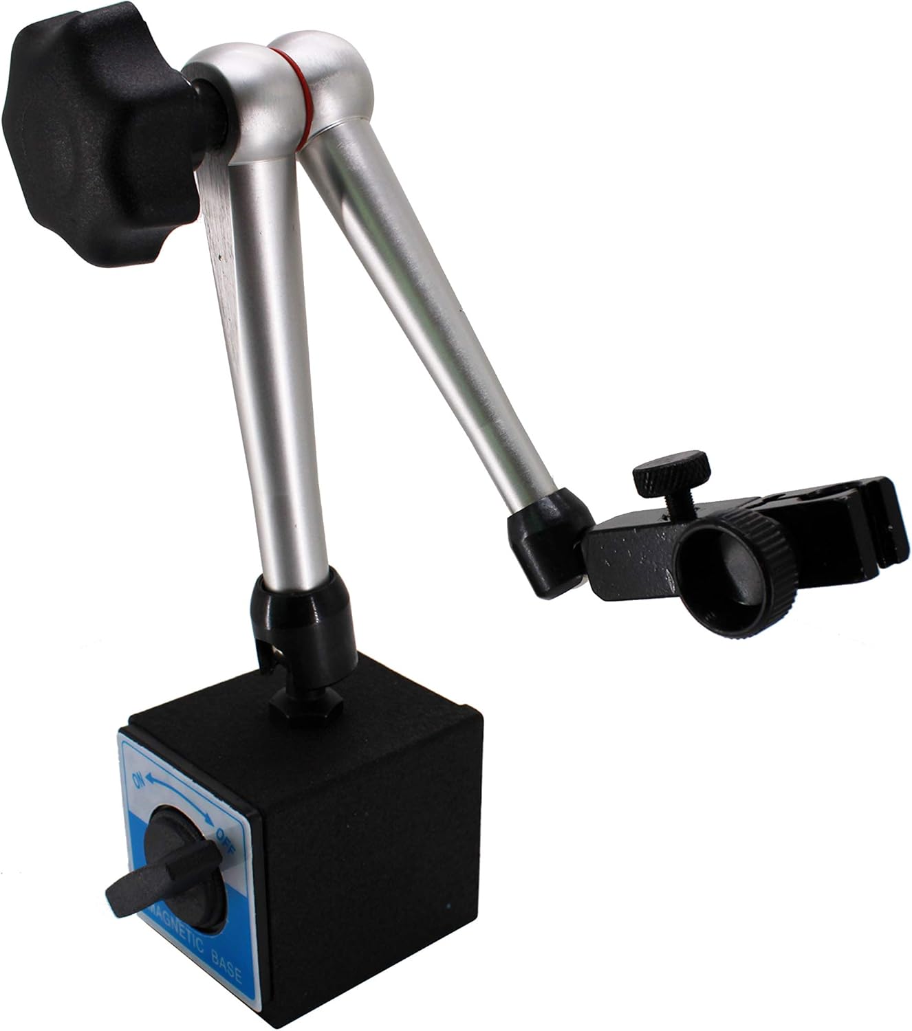 TEXALAN(R Indicator Holder Adjustable with Magnetic Base Clamping Hole 8mm Max Pull 132lbs/60kg