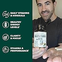 Vista 6 de Vimerson Health Glucosamina condroitina cúrcuma MSM + suplemento multivitamínico para hombres 2 botellas para él. Salud de las articulaciones