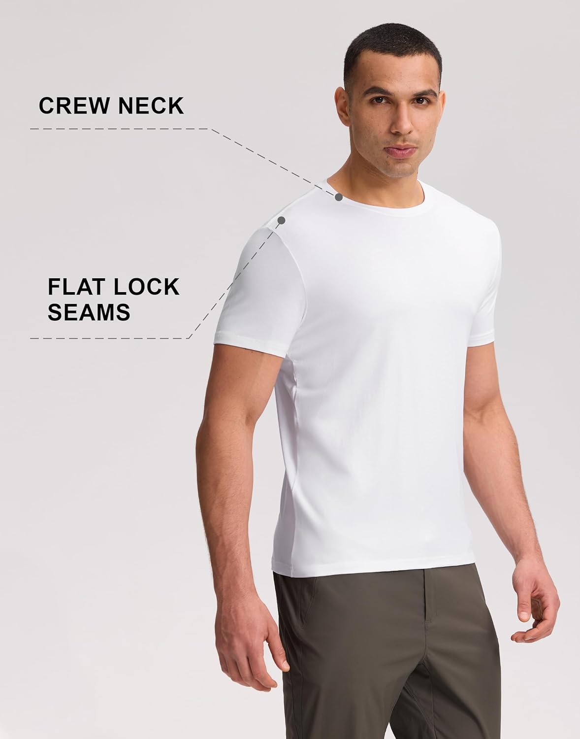 Pioneer Camp Mens Bamboo Viscose T Shirt Ultra Soft Plain Tshirts for Men Cooling Crew Neck Casual Basic Tee Shirt Undershirt - Image 6