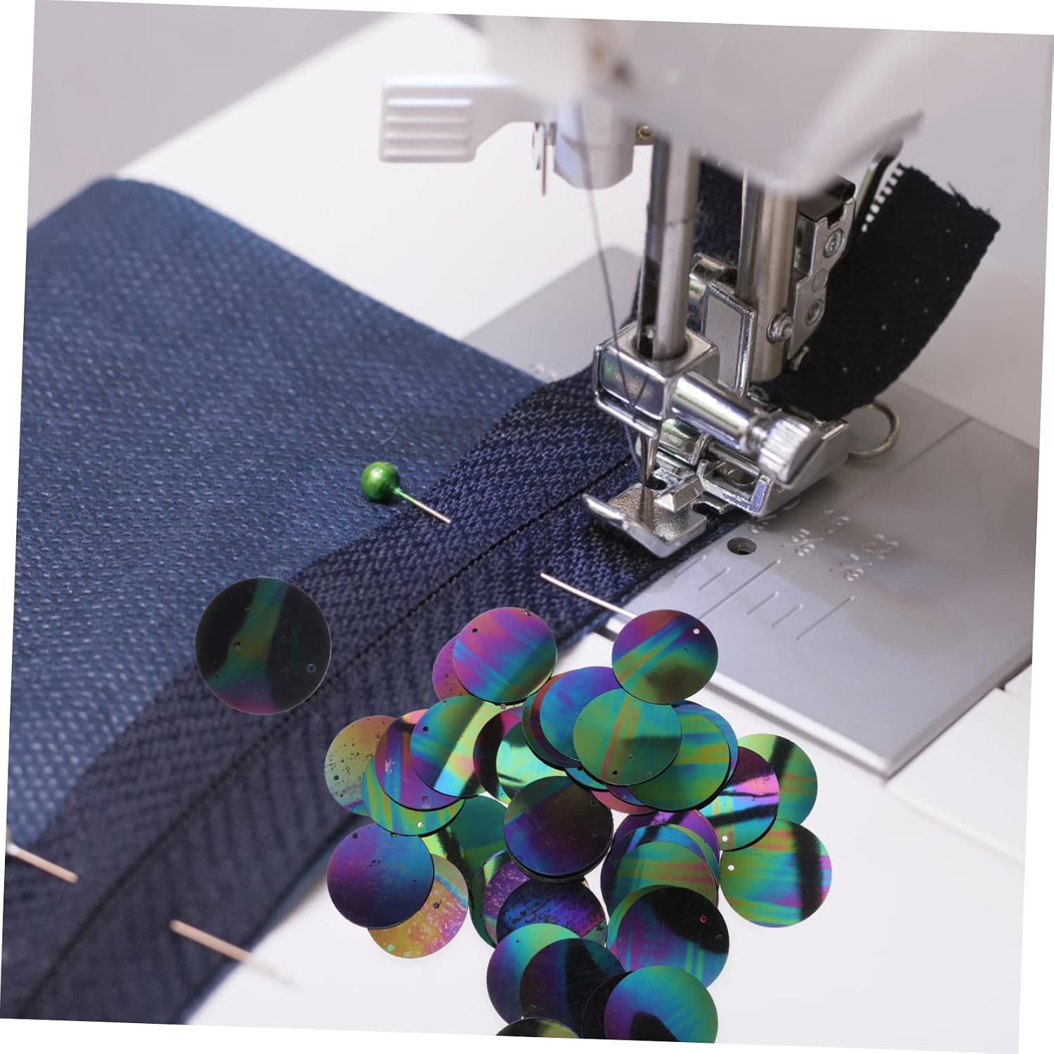10bags DIY Round PVC Sequins for Clothing Bags and Crafts with Sequins for Embellishments Sewing and Creative Projects