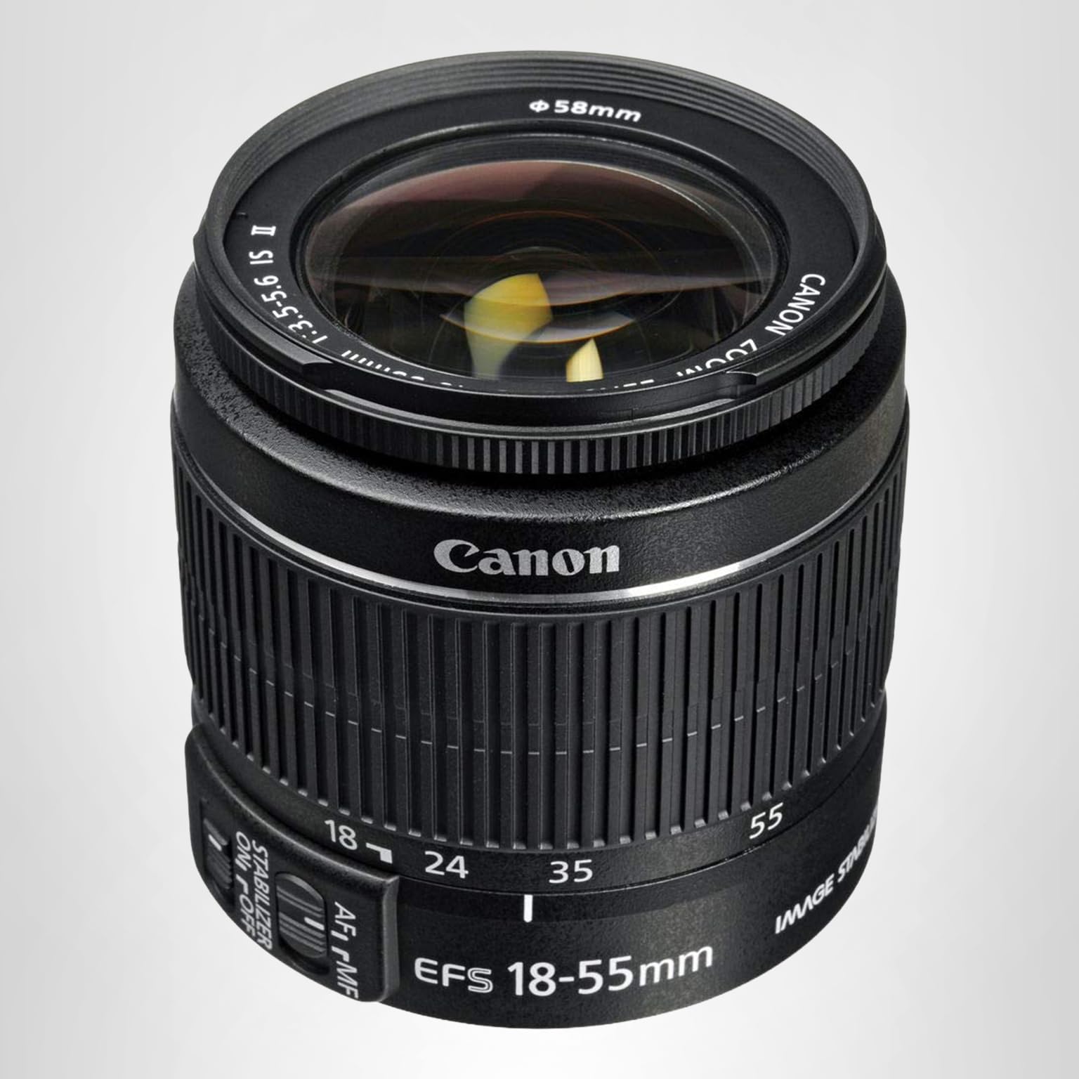 Amazon.com : Canon EF-S 18-55mm f/3.5-5.6 is II SLR Lens White Box