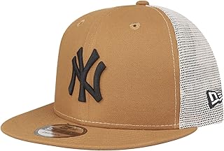 New York Yankees - Gorra de malla 9Fifty con cierre a presión, color marrón claro