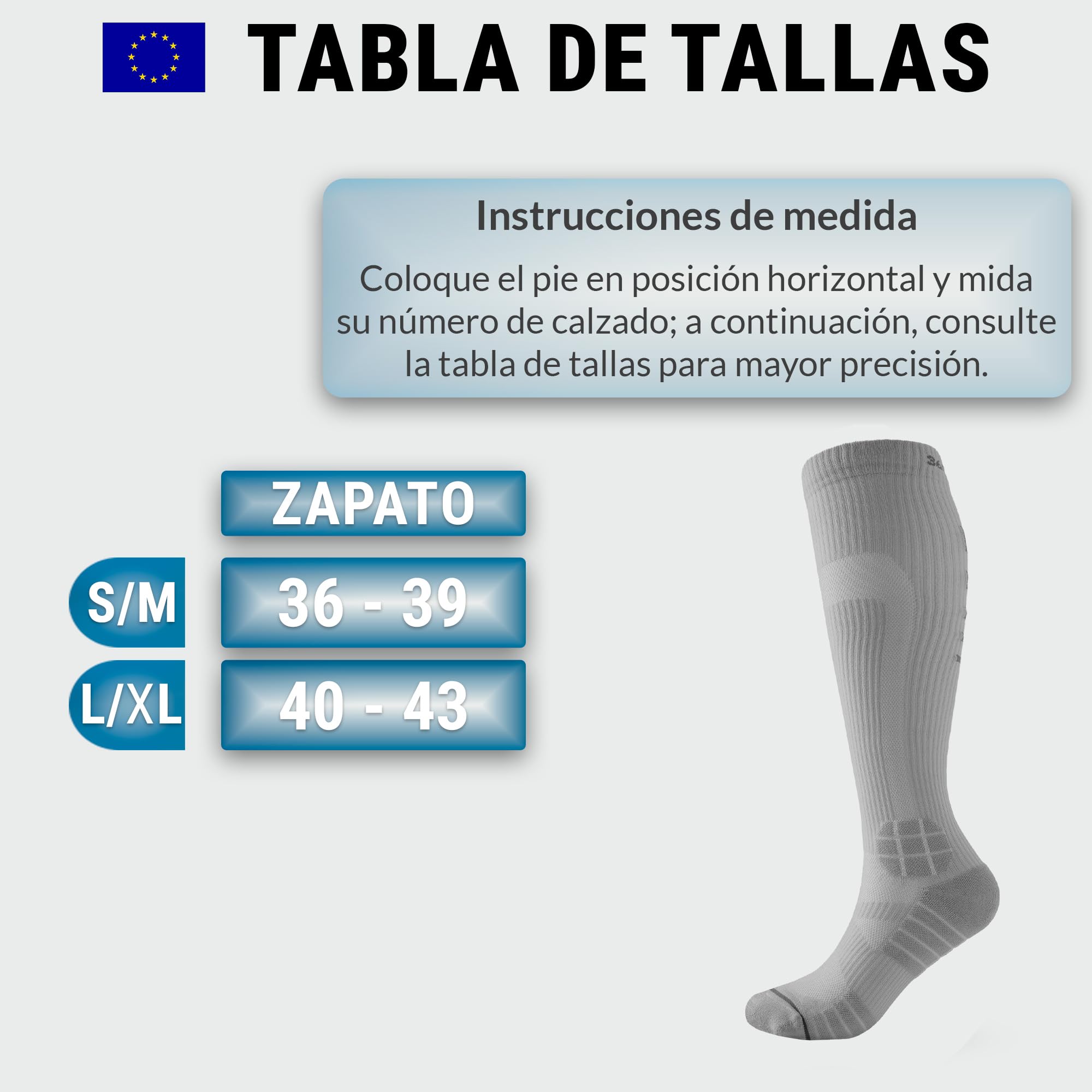 360 RELIEF Medias de Compresión Mujer y Hombre - Calcetines de Compresión para Deportes, Correr, Volar, Viaje, Trabajo, Footing - Deportes Medias