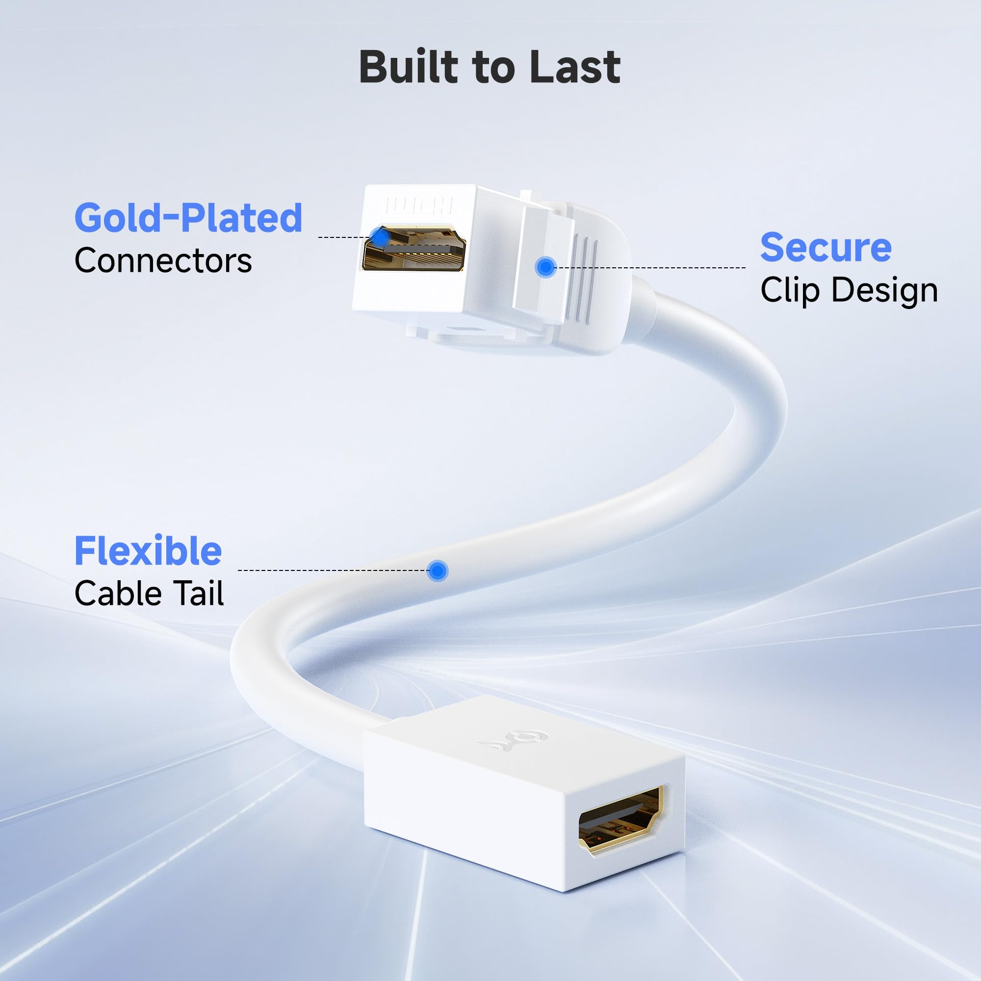 Amazon | Cable Matters 2パック 48Gbps HDMI 2.1キーストーン
