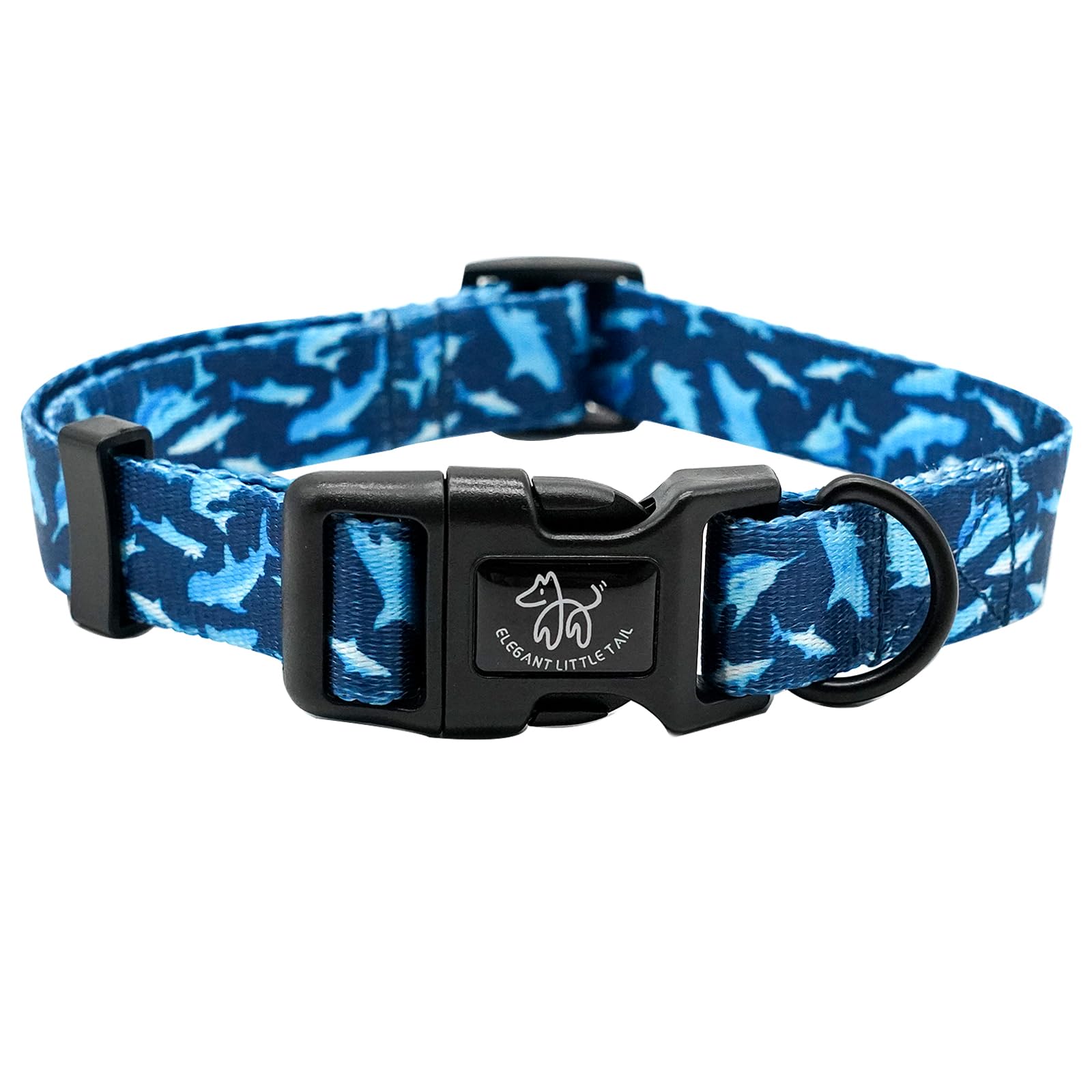 Collier pour chien XS au design requin et finitions soignées