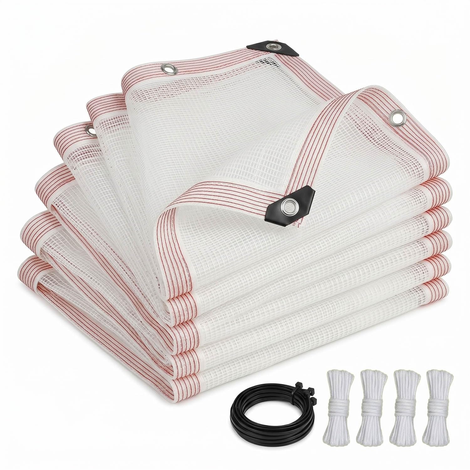 Toile ombrage blanche pour piscine et patio frais en été
