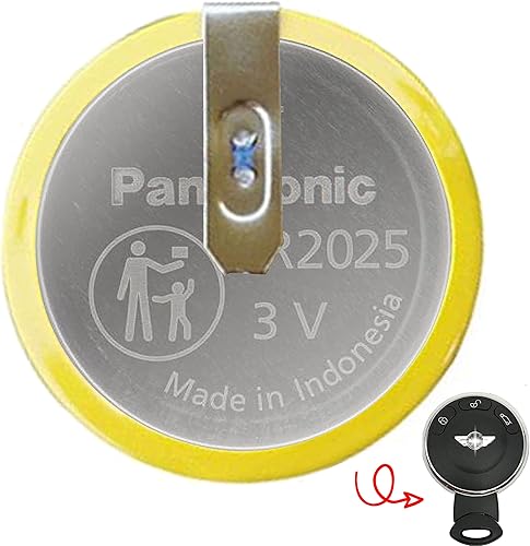 Miniatura 5 de Para batería de repuesto (180 grados) OEM original LIR2025 recargable para llavero remoto carcasa cubierta para Mini Cooper 2006-2014 Paceman