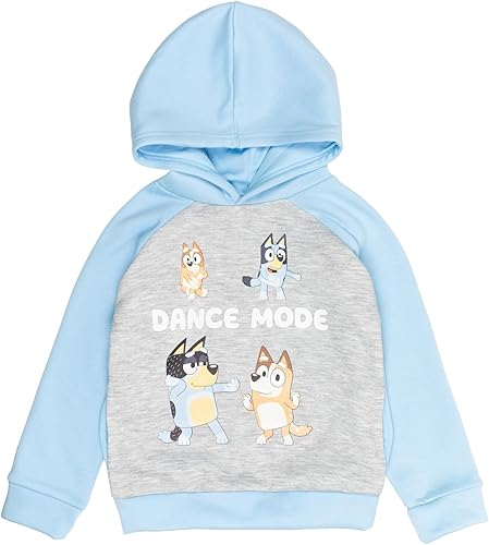 Bluey Sudadera con capucha de forro polar para mamá y papá
