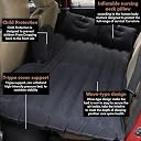 HACER Inflatable Car Air Bed Mattress with Pump 2 Air Pillows & Repair Kit Multifunctional Universal Fit Car Back Seat Accessories for Baby Kids Picnic Travel Outdoor Camping Pool Beach (Black) gallery image
