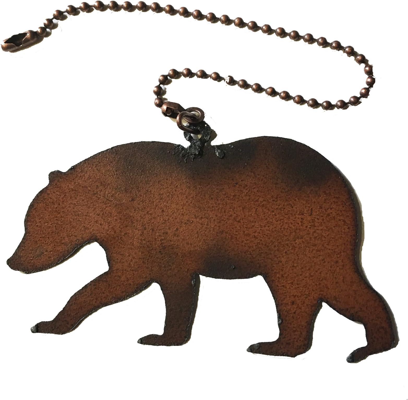 Bear Decor Rustic Metal Ceiling Fan Pull Light Pul