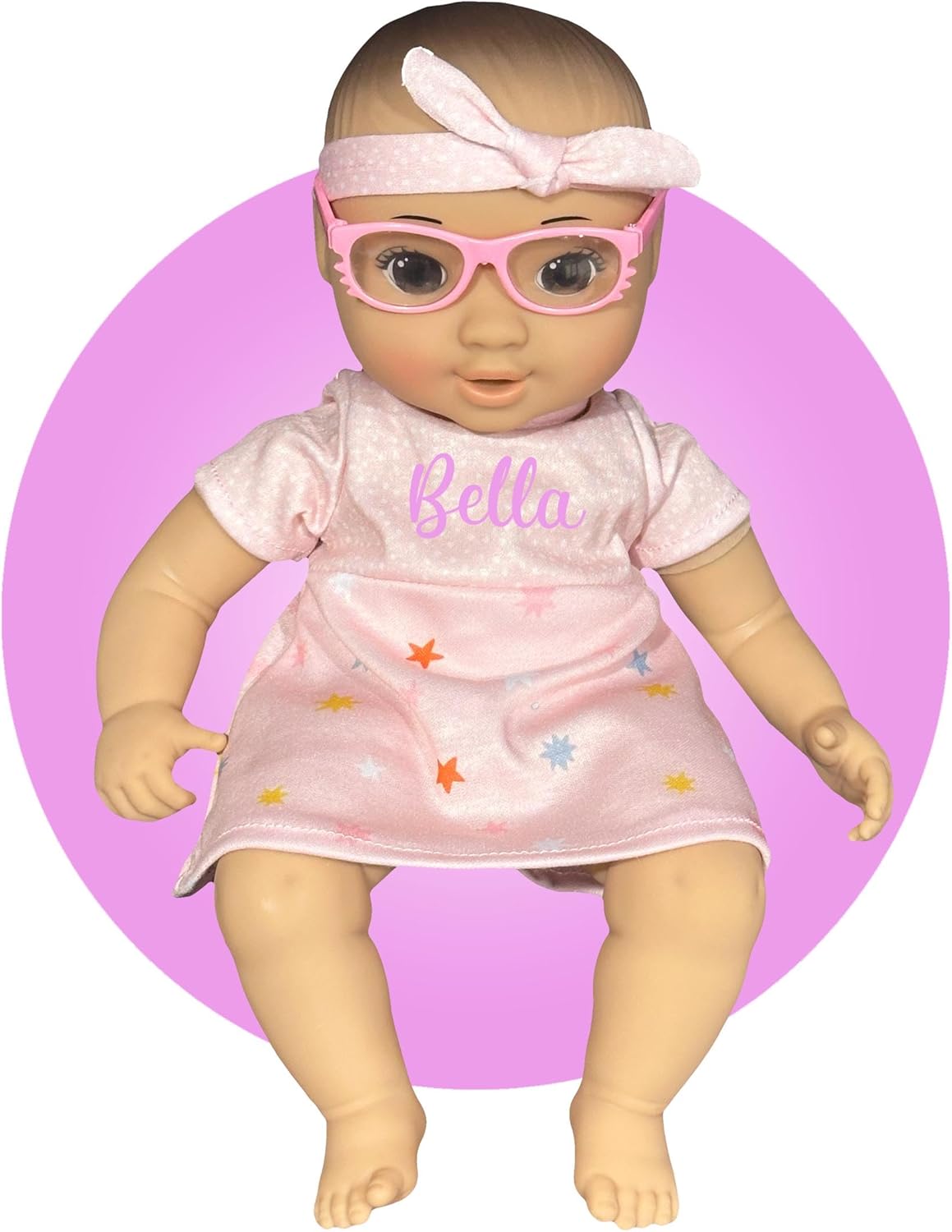 Dolls with Glasses - Personalized Doll Wearing Glasses - Seven Different Choices - Dolls with Glasses for Girls - 1st Baby Gift - Custom Doll for Kids - Inclusive Gifts by Kikilishop