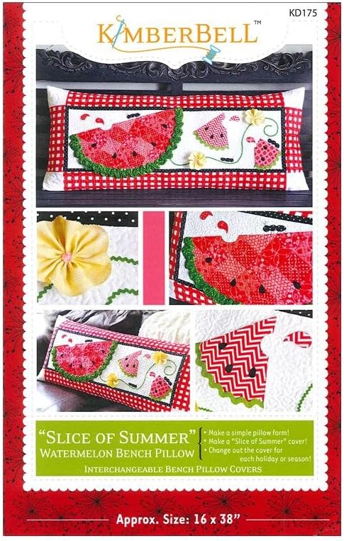 Kimberbell Slice of Summer Watermelon Bench Pillow Pattern