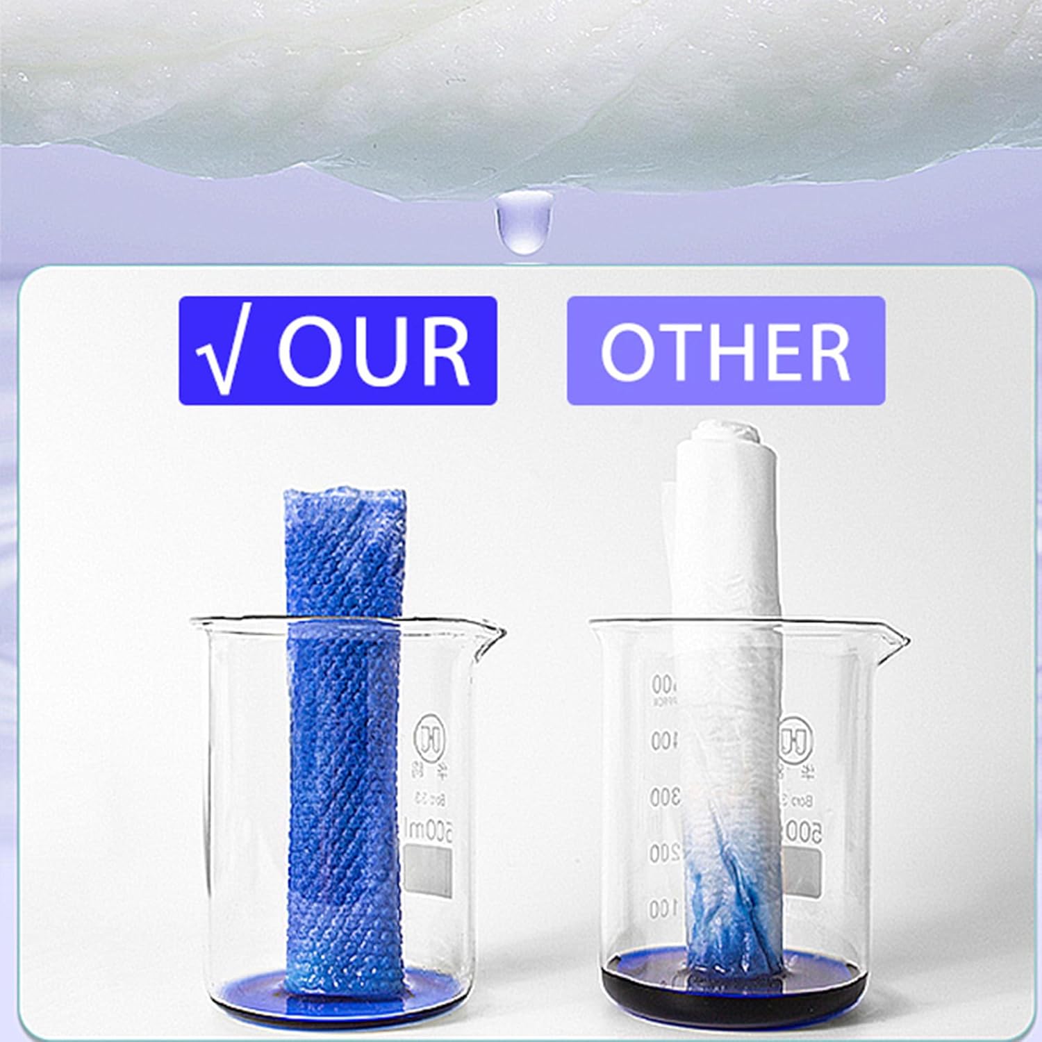 6 Pack Face Towels Disposable,100 Count Ultra Thick Disposable face towels Facial Wash Cloth for Sensitive Skin, Face Clean Towels, Face Towelettes Disposable