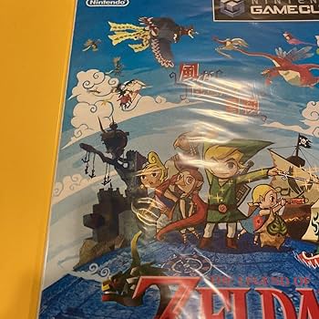 希少　店頭用　ゼルダの伝説　夢幻の砂時計　販促ポスター 希少 店頭用 ゼルダの伝説 夢幻の砂時計 販促ポスター 希少 店頭