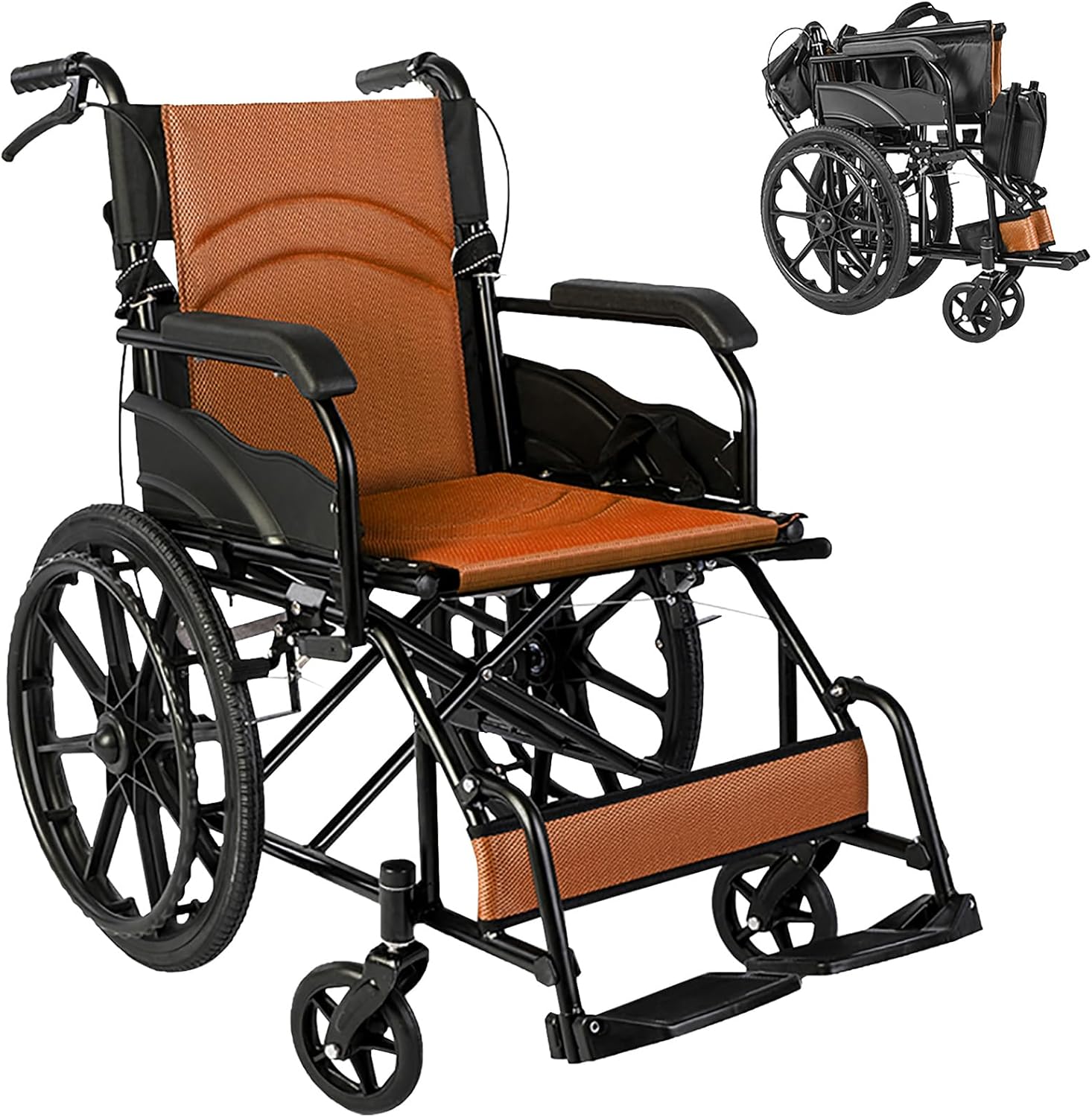 自走式折り畳み車椅子【自走式】【介護・介助用】 (シャイン