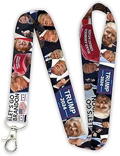 Donald Trump Indictment 2024 Election America First USA MAGA Gifts for Men Lanyard