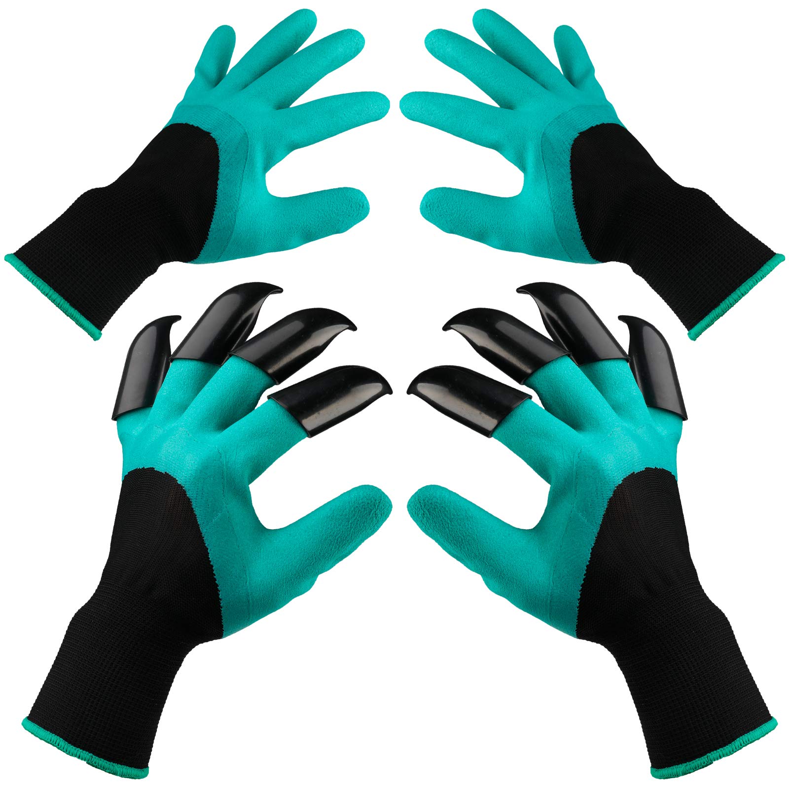 2 pairs Garden Gloves with Claws Breathable for Women & Men Gloves for Digging and Planting Best Gift for Gardener-picture-18