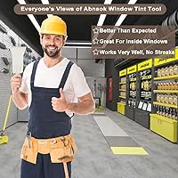 Vista 8 de Abnaok Herramientas de mango largo Auto Bulldozer Squeegee para ventana Tint Film Instalación Car Vinyl Wraps Ventanas y limpieza de vidrio (blanco)
