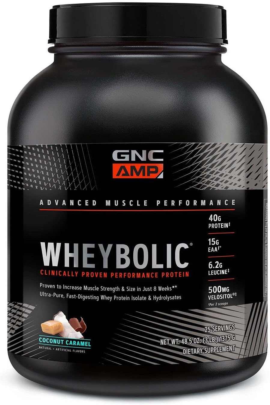 GNC AMP Wheybolic - Coconut Caramel (25 Servings)