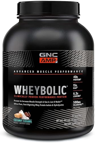 GNC AMP Wheybolic - Caramelo de coco (25 porciones)