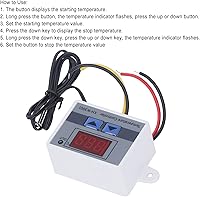 Vista 3 de 4 unids 12 V 120 W controlador de temperatura LED digital termostato interruptor módulo con calefacción y refrigeración