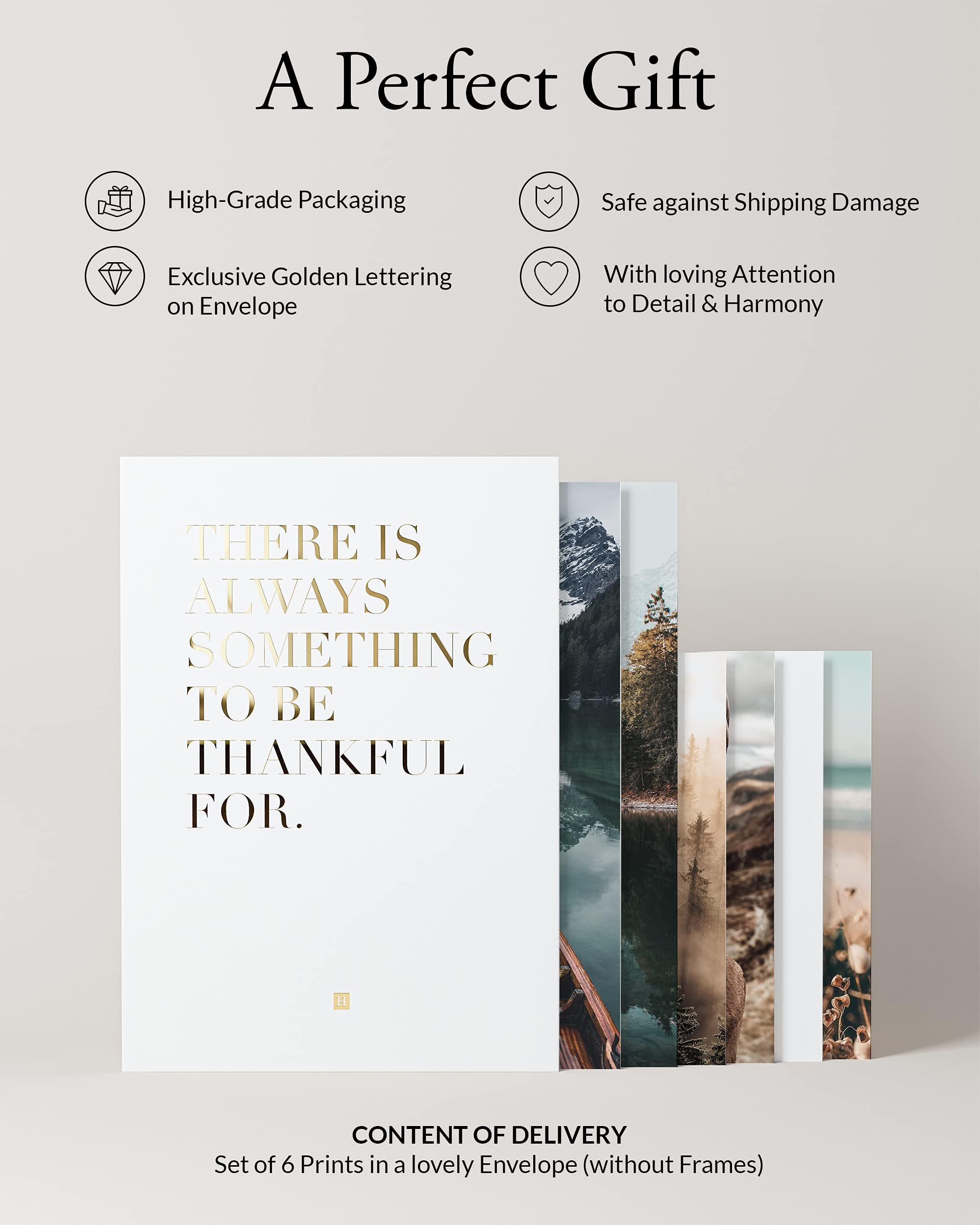 Heimlich - Poster Set - 2 of A3 / 30x42 cm + 4 of A4 / 21x30 cm - Premium Posters - Unframed Prints - Modern Style - Wilderness