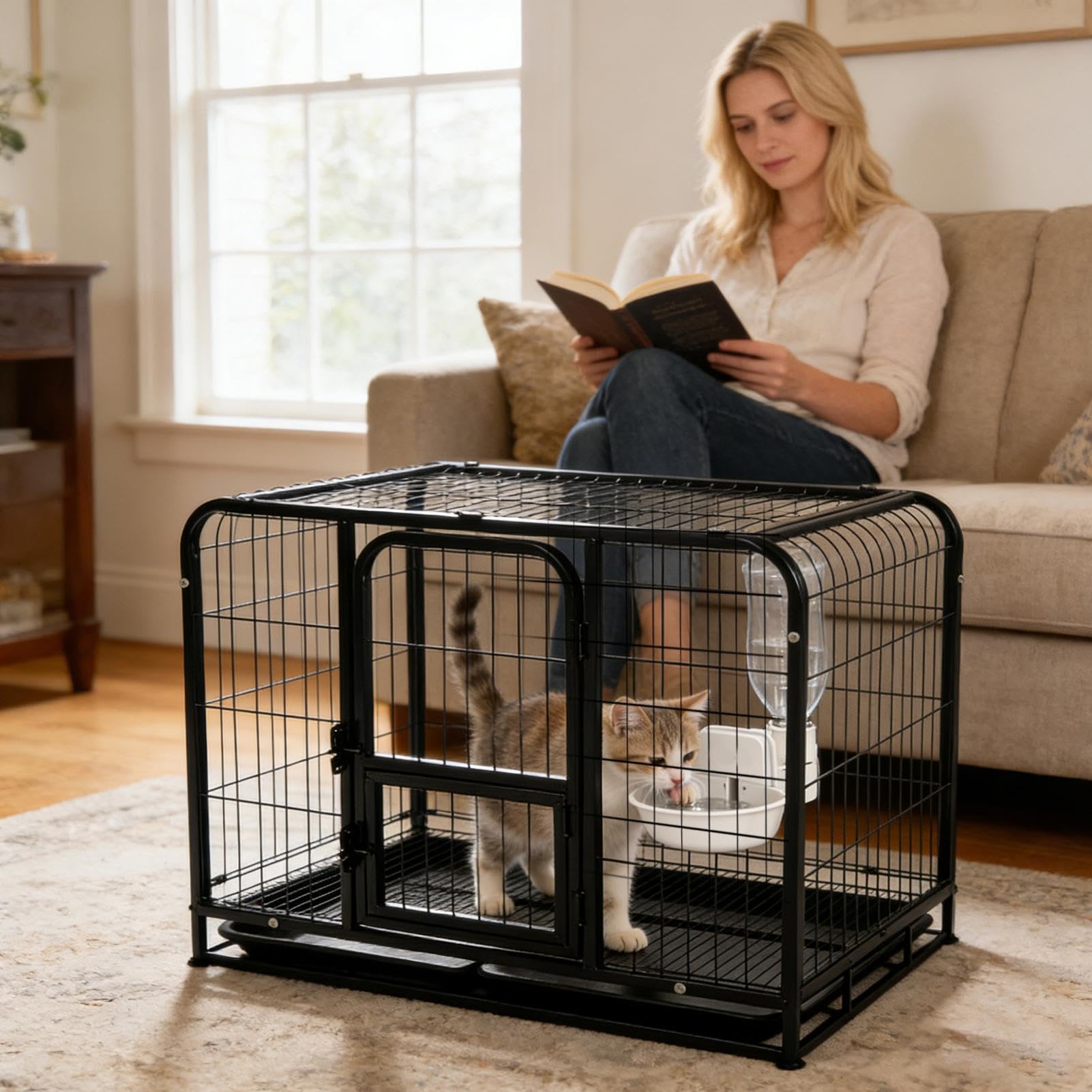 Trinkflasche für Hunde Auslaufsicherer & standsicherer Trinknapf