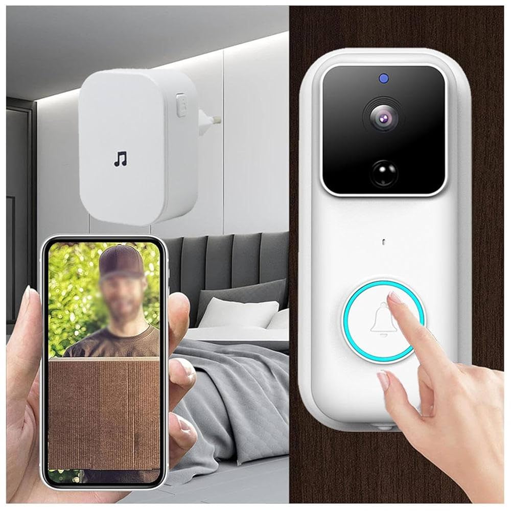 Amazon.co.jp: ドアホン スマホ 連動 後付け ， 強化された (2.4