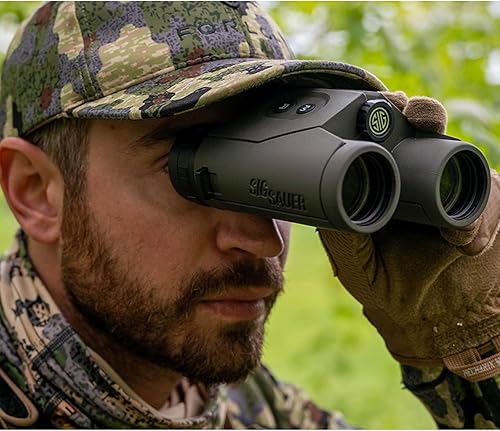 Miniatura 6 de SIG SAUER KILO6K-HD - Telémetro binocular láser con Bluetooth de alcance reflectante, duradero, ligero, de alta precisión, 6000 yardas, retícula