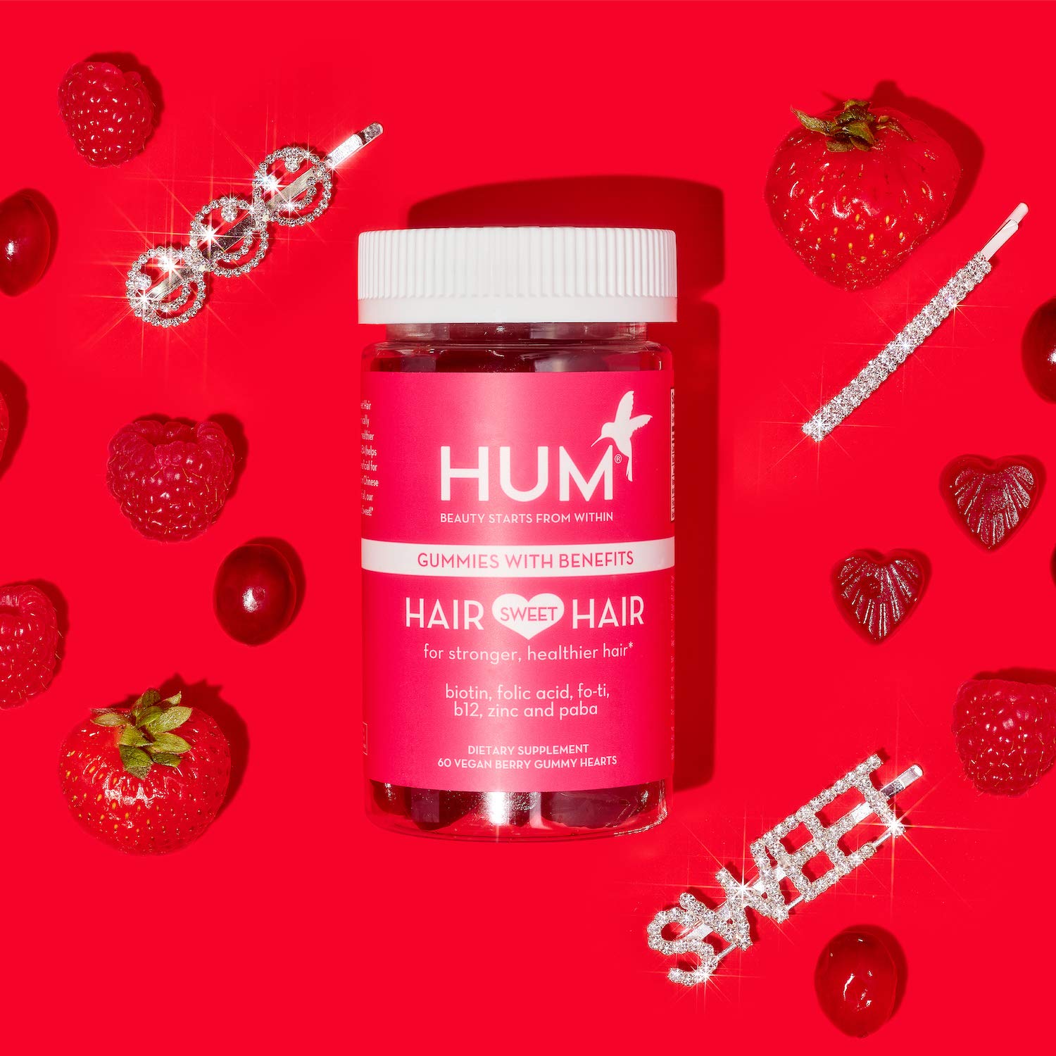 Buy HUM Hair Sweet Hair Hair Growth Biotin Gummies for Women Vegan