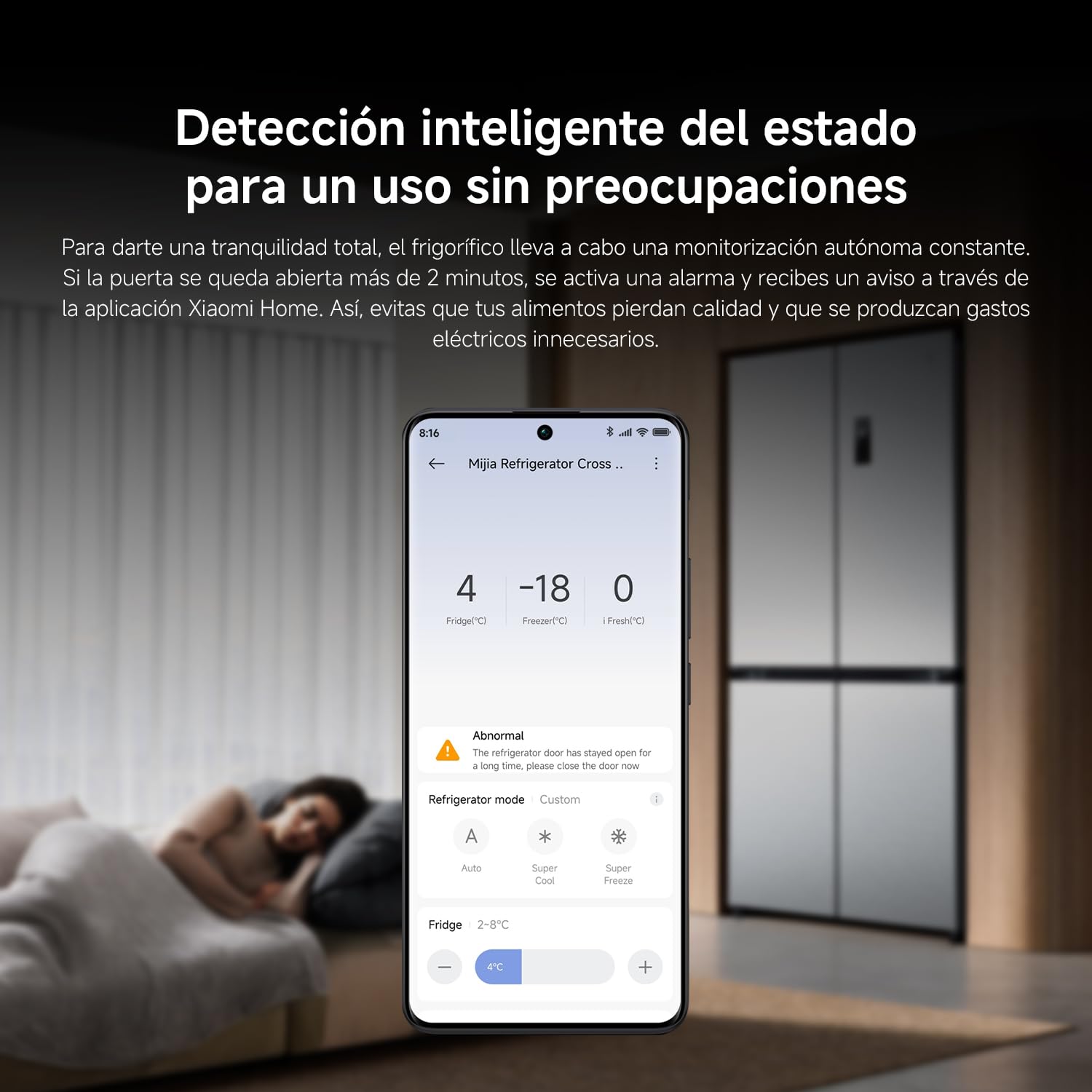 XIAOMI Mijia Cross Door Refrigerator 502L, No Frost, Ag⁺ Antibacteriana