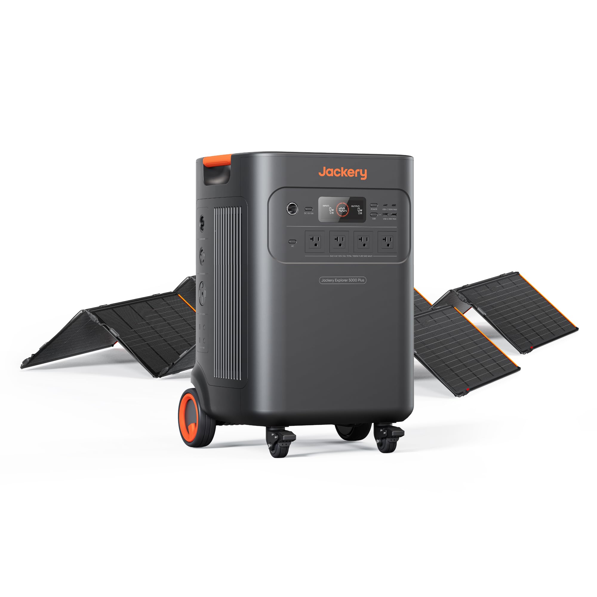 Amazon.com : Jackery Solar Generator 5000 Plus with 2x500X Solar