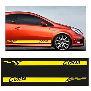 Aufkleber Set 2 Mal Seitenstreifen Opel Corsa Bonus Testaufkleber Estrellina Gluckstern Gedruckte Montageanleitung Von Myrockshirt Lieferung Erfolgt Aus Deutschland Innerhalb Von Maximal 48 Stunden Versichert Mit Trackingnummer In Einem