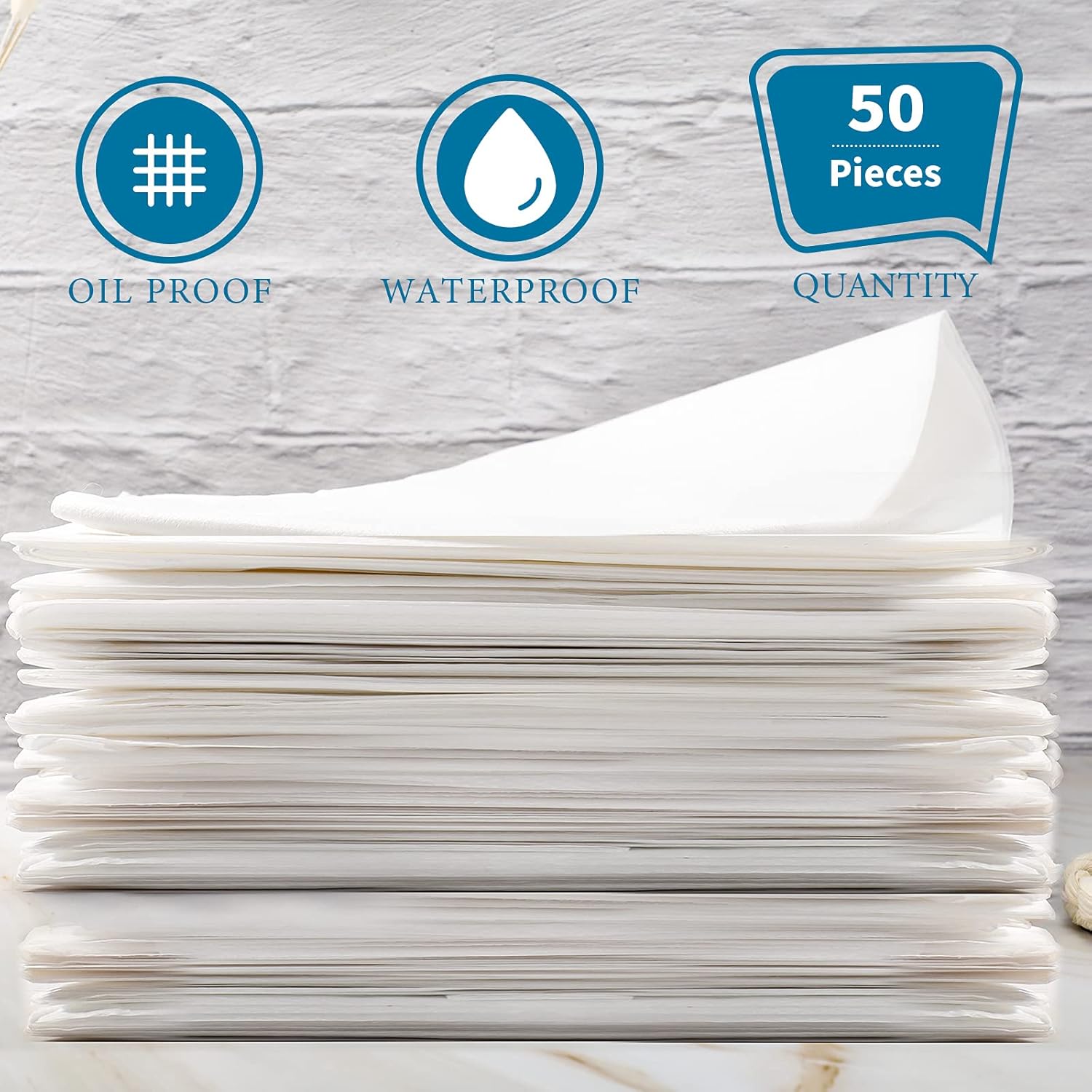 50 Pieces 31 x 70 Inches Disposable Bed Sheets Waterproof Bed Cover Massage Table Sheet Non-woven Fabric for Spa, Beauty Salon, Hotels (White) : Beauty & Personal Care