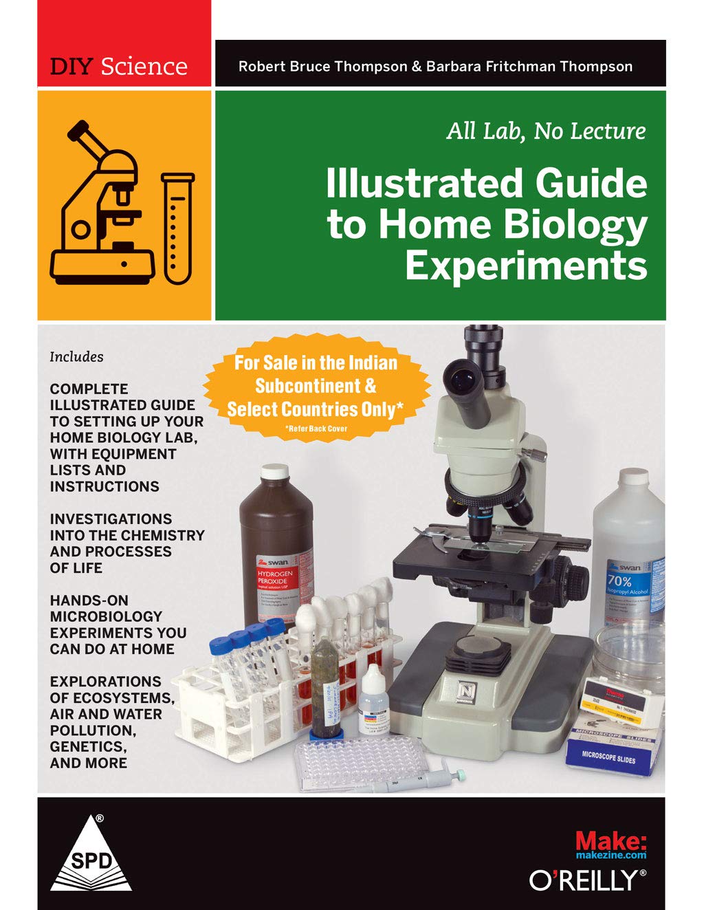 Make: Illustrated Guide to Home Biology Experiments - All Lab, No Lecture