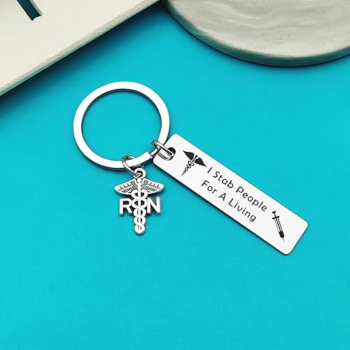 Miniatura 6 de Xiahuyu Nurse Gifts Keychain Nurse Appreciation Gifts Nurses Day Graduation Christmas Birthday Gift Thank You Gifts for Nurse