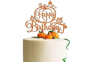 Pumpkin Cake Topper for Autumn Thanksgiving Festivities