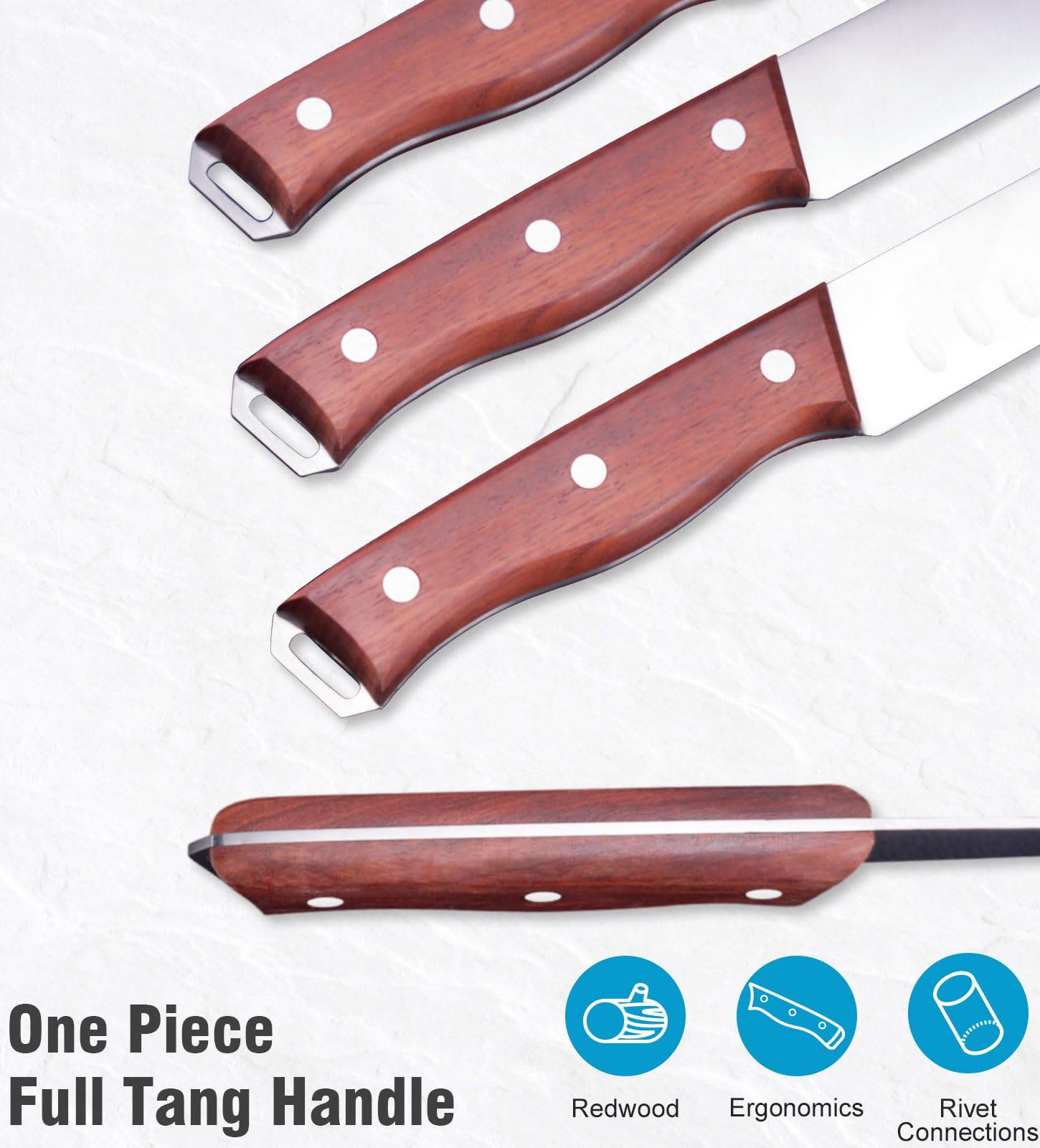 Naitesen 3PCS Professional Brisket Carving Knife Set, Butcher Knives — Amazon image 5