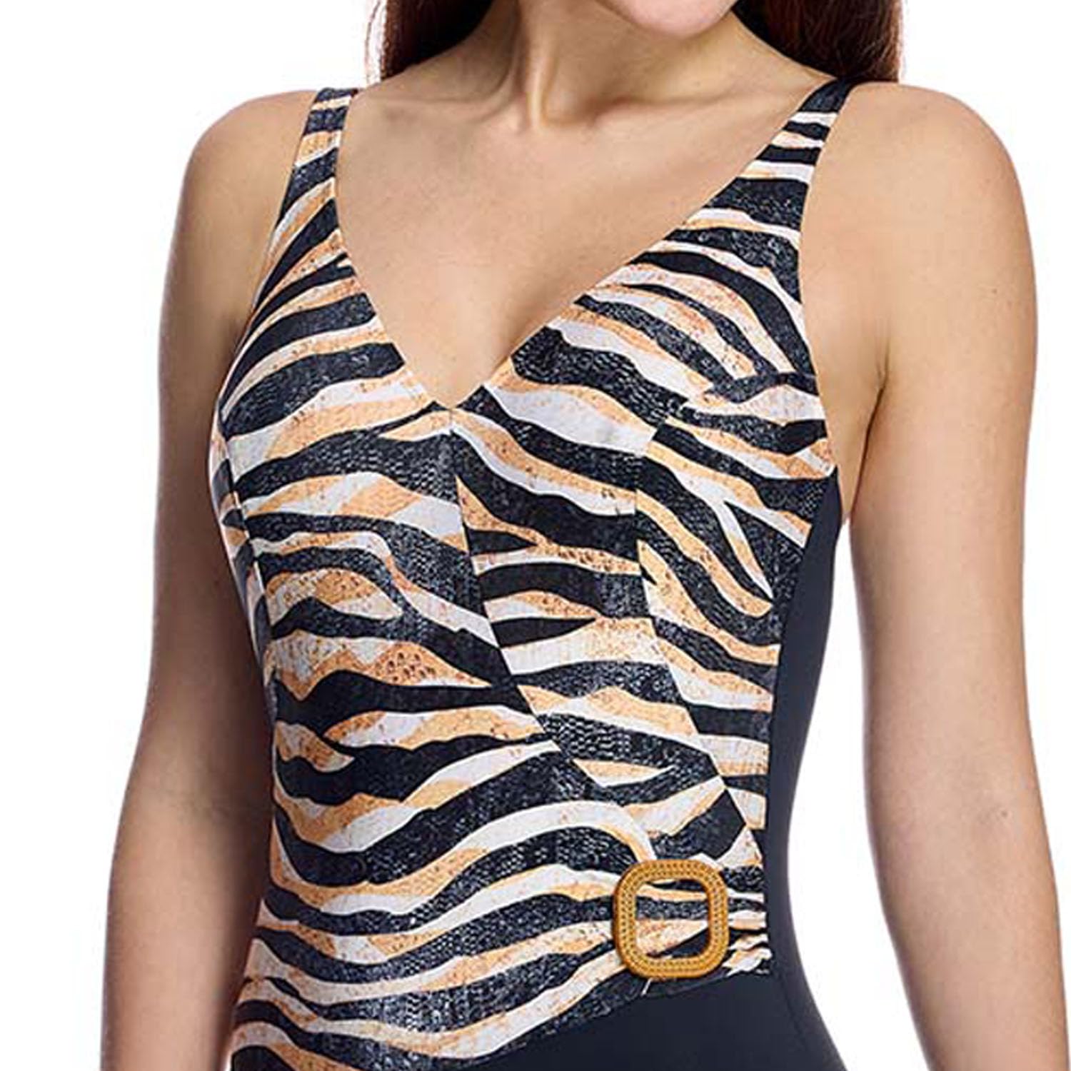 ORY Bañador Mujer Traje de Baño de Escote Pico W260970