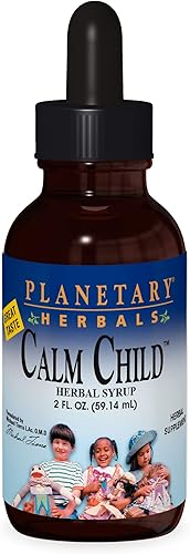 Planetary Herbals Calm Child 0.1 fl oz Apoya la atención centrada en la calma - 2 onzas líquidas