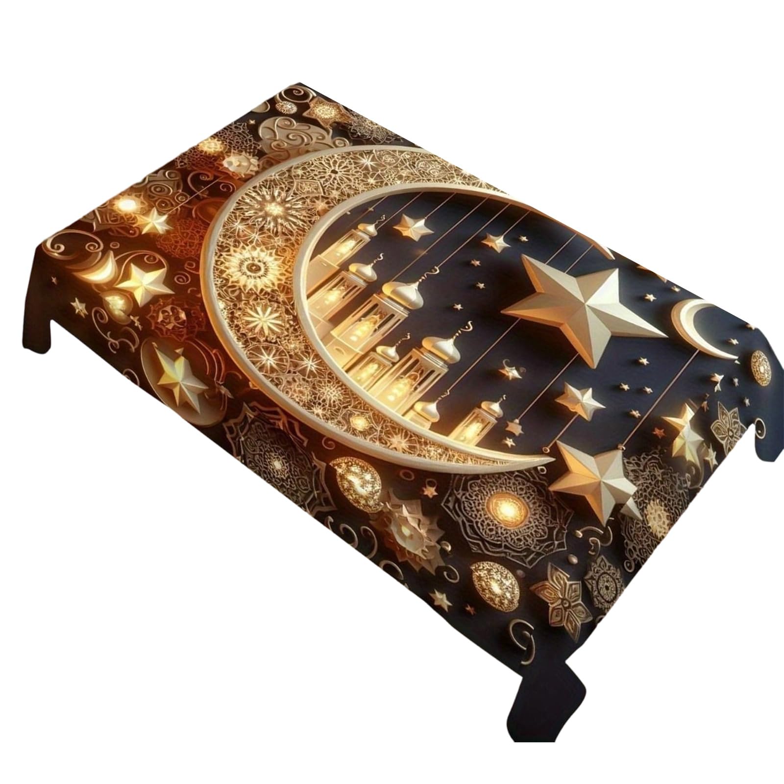 Elnwnnkc Sturdy Flannel Tablecloth in Elegant Designs for Festival Celebration and Easy Cleaning Elegant Tablecloth