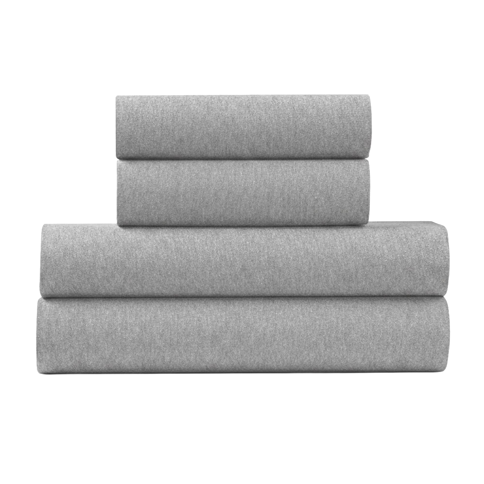 U.S. Polo Assn. Set Di Lenzuola In Jersey Di Melange Per Tutte Le Stagioni, Morbido E Accogliente, 4 Pezzi-image