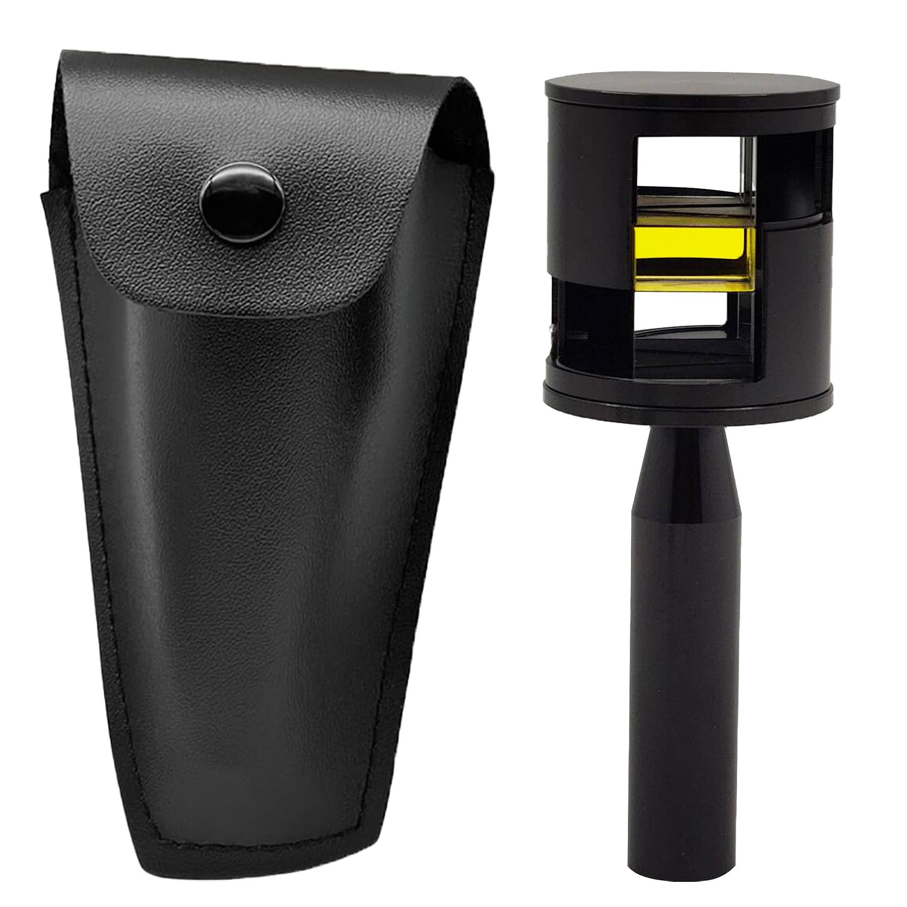 Mini Optical Right Angle Prism 90 Degree Square Prism, Double Penta Reflective Surveying Prism for Total Station, GPS Receiver & Theodolite Level