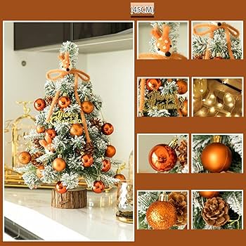 Amazon.co.jp: HGJH オーナメント 卓上 クリスマスツリー 針葉樹