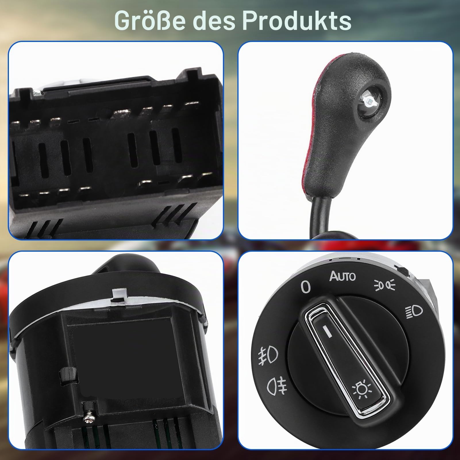 Scheinwerfer-Steuerschalter mit Lichtsensor für MK4, schnelle Reaktion, Batterieschutz, geeignet für 1999–2004