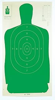 Champion Traps and Targets, Police Silhouette Target, 24x45 Green (100 Pack) (40732)