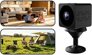 UCOCARE Mini Camara de Vigilancia, 4K Mini Camara Espia, WiFi o sin WiFi