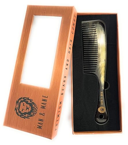 Miniatura 4 de Peine largo antiestático para desenredar y peinar 100% hecho a mano para mujeres y hombres