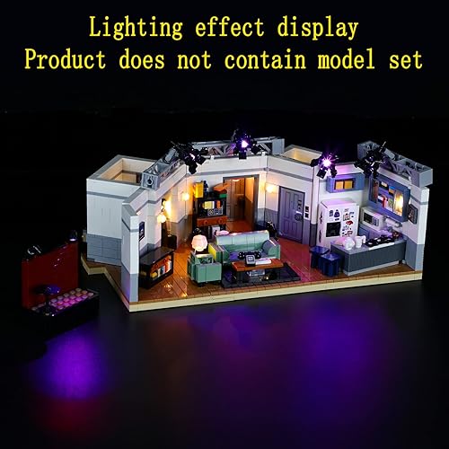 Miniatura 6 de Kit de luz LED (control remoto) compatible con Lego Seinfeld - para ideas 21328 modelo de construcción (juego de modelos no incluidos)