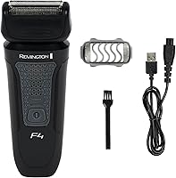 Remington F4 Style Series Foil Shaver for Men - Graphite Foils, Flexing Blades, 50 Min Cordless Runtime, Wet/Dry Electric Razor